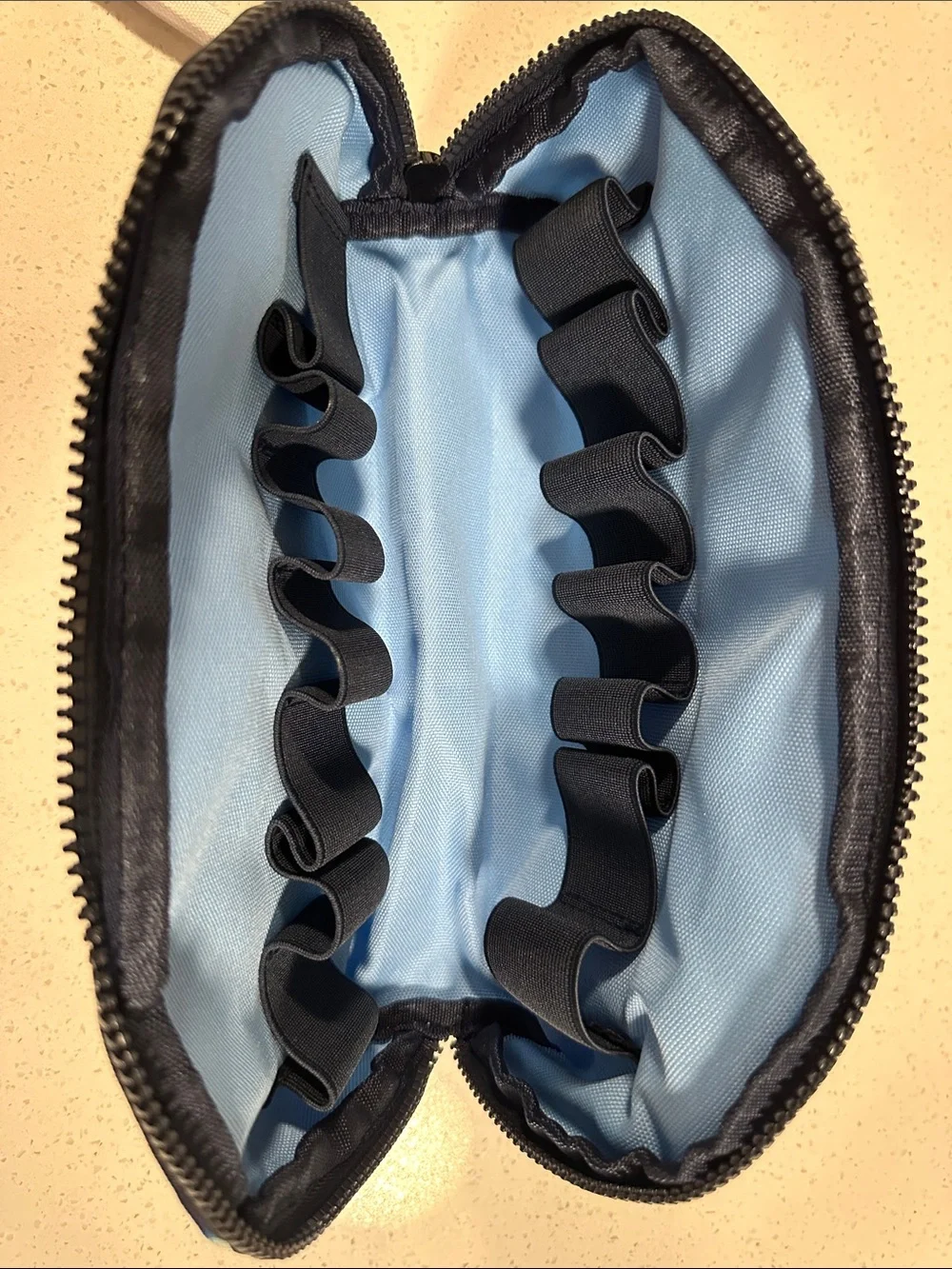 Spa Essential Oil Pouch | Large, Essential Oil Travel Case Blue